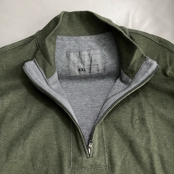 NWOT - Calvin Klein Men’s 1/4 Zip Sweater - Size XXL - Picture 4 of 6